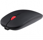 Belaidė tylaus spustelėjimo pelė Virtual MB-635, RF+BT, 1600DPI, juoda