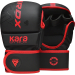 MMA treniruočių pir&scaron;tinės RDX F6 Kara, juodos/raudonos