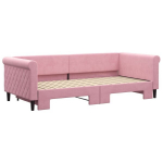 Sofa-lova vidaXL, 90x200 cm, rožinė
