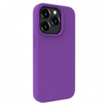 &bdquo;Evelatus Apple iPhone 15 Pro Premium&ldquo; mink&scaron;tas silikoninis dėklas, tamsiai violetinis