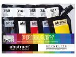 Akrilinių dažų rinkinys Abstract 5x120ml Primary