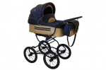 Universalus vežimėlis Isabell Baby Fashion 2in1, black - gold