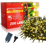 Kalėdinė girlianda, 200 LED, 15,5 m