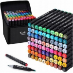 Dvipusiai markeriai Touch Pens Pro, 80 vnt.