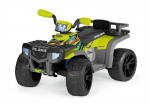 Vaiki&scaron;kas vienvietis elektrinis keturratis Peg Perego Polaris SPORTSMAN PRO Citrus 24V