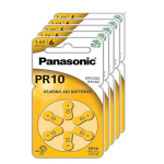 Panasonic 10 (PR70) klausos aparato baterijos 5x6 vnt., 30 vnt.