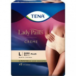 Sauskelnės-kelnaitės moterims Tena Lady Pants Plus Creme L, 8 vnt.