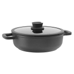 BergHOFF keptuvė su dangčiu trumpos rankenos Stone Plus, 28 cm