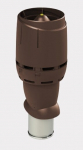 Izoliuotas kanalizacijos vėdinimo vamzdis su gauptu Vilpe Flow 160P/IS/500, ruda, D160/H500 mm