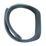 iWear universalus silikoninis dirželis i&scaron;maniųjų apyrankių modeliams &ndash; SM6 SM7 SM8 / Xiaomi Mi Band 5 6 7 &Scaron;viesiai mėlynas