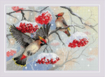 Siuvinėjimo kryželiu rinkinys "Winter Whispers" 30x21 RIOL2207