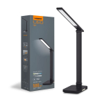LED stalinė lempa juoda 18W su belaidžiu įkrovimu VIDEX 500lm