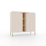 Komoda ADRK Furniture Tili 2D 3P, smėlio spalvos