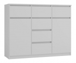 Komoda TopEshop Malwa 2D6S, balta