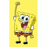 Rank&scaron;luostis Spongebob, 30x50 cm.