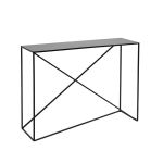 Konsolinis staliukas Memo Metal, 100x30x75cm, juodas
