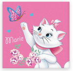 Vaiki&scaron;kas rank&scaron;luostis Disney Marie Butterfly cat 30x30cm