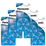 Panasonic 675 (PR44) klausos aparato baterijos 5x6 vnt., 30 vnt.