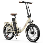 Elektrinis dviratis OneSport OT16-2 20" , baltas