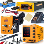 Maitinimo &scaron;altinis Dirbtuvės Komplektas Rosfix AmpRush RARES-3210 &ndash; Tiksli įtampa, 32V 10A, LCD ekranas