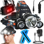 Galvos žibintas 3 x CREE LED &ndash; Galingas lauko žibintas