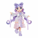 Rainbow High - Žiemos stebuklai - 1 lėlė (Violet) 27cm - 1 stebuklinga apranga ir aksesuarai - Sniego senį reikia sukurti