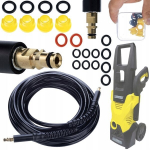 Komplektas Rosfix K Serijos &ndash; Pakaitinė dalis K&auml;rcher, Click-Click jungtis, Slėgis 180 Bar, Ilgis 10 m