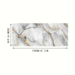 Abstraktaus Ra&scaron;to Kilimas, Neslystantis, Skalbiamas, Patogus 6mm., 50x120 cm / 19,6x47,2 colio