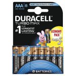 Baterijos DURACELL Turbo AAA LR03 8 vnt
