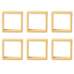 Storage shelves,Jewelry display OrganizerJewelry Box for Women and Girls to Storage Rings Earings Braclet,Yellow-7*7cm