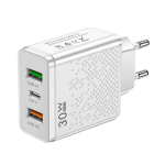 Greitas įkroviklis PD+2USB 30W