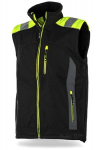 Darbo liemenė Softshell, juoda L XL XXL XXXL