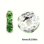 300/150/50 vnt 6mm cirkonio karoliukai, papuo&scaron;alų aksesuarai Rivex, 300 vnt