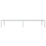 vienvietė lova，suaugusiųjų lova,Metalinis lovos rėmas, baltos spalvos, 75x190cm CFE5648798