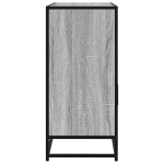 &Scaron;oninė spintelė，Komoda，indauja Pilka Sonoma 100x35x76 cm Inžinierinė mediena CFE96991