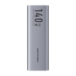 Atsarginis maitinimo &scaron;altinis ("Power Bank") Powerbank Vention LED ekranas 27000mAh 140W FHVH0 (pilkas)