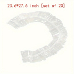 Vienkartiniai plastikiniai dangteliai buitinei technikai, 20 vnt., 59,94*70,1 cm (20 rinkinyje)