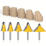 Frezos antgalis medienos apdirbimui su guoliu 1/2" x 45&deg;, 1/2 colio * 45&deg;