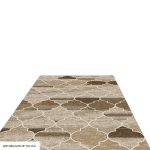Geometrinis poliesterinis kilimas, 200 * 300 cm / 78,74 * 118,11 colio