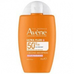Veido kremas nuo saulės Av&egrave;ne Ultra Fluid Radiance SPF50+ plataus spektro apsauga, &scaron;vytintis užbaigimas, visų tipų odai