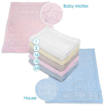 MATEX Vaiki&scaron;ka akrilinė antklodė 75x100 [TB0135_10] rožinė*