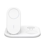 Belkin BOOST CHARGE 3-in-1 belaidžio įkrovimo stovas - 15 vatų - magnetinis - sulankstomas