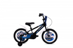 BMX dviratis Capriolo Mustang 16" juodas/mėlynas