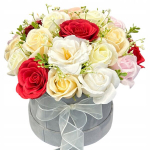 Flowerbox muilo gėlės puok&scaron;tė dovana flower box S199