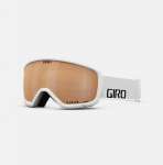 Giro Ringo baltos spalvos slidinėjimo akiniai su VIVID Copper lę&scaron;iu