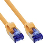 InLine&reg; Patchkabel Slim, Cat.6A, S/FTP, TPE (LSZH) flexibel, PoE, gelb, 2m