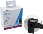 G&G Etiketten 38mm x 90mm sw-ws Komp. m. Brother DK-11208
