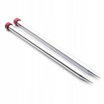 Knitpro metaliniai tiesūs virbalai 30cm - 6,50mm