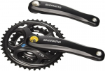 Crankset shimano m311 42/32/22 juodas be grandinės apsaugos 170mm