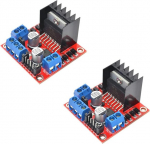 Dubeuyew L298n variklio valdymo plok&scaron;tės modulis dvigubas H tiltas Dc žingsninis skirtas Arduino Smart Car Robot Mega R3 2560 Esp32 Esp826 (2 vnt.)